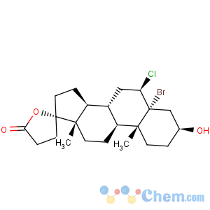 CAS No:34681-77-1 5alpha-Bromo-6beta-Chloro-3beta,17alpha-Dihydroxypregnane-21-Carboxylic Acid Gamma-Lactone