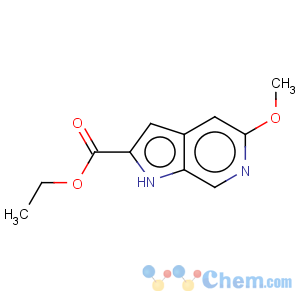 CAS No:3469-63-4 1H-Pyrrolo[2,3-c]pyridine-2-carboxylicacid, 5-methoxy-, ethyl ester