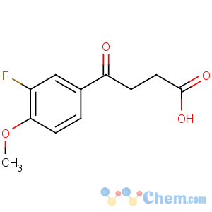 CAS No:347-63-7 4-(3-fluoro-4-methoxyphenyl)-4-oxobutanoic acid