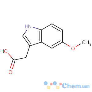 CAS No:3471-31-6 2-(5-methoxy-1H-indol-3-yl)acetic acid