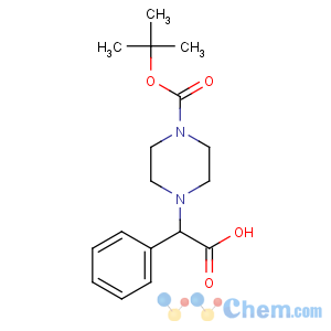 CAS No:347186-49-6 2-[4-[(2-methylpropan-2-yl)oxycarbonyl]piperazin-1-yl]-2-phenylacetic<br />acid