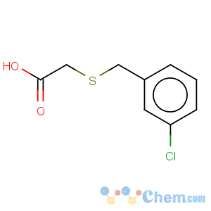 CAS No:34722-33-3 Aceticacid, 2-[[(3-chlorophenyl)methyl]thio]-