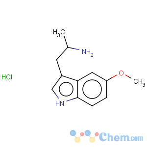 CAS No:34736-04-4 1H-Indole-3-ethanamine,5-methoxy-a-methyl-, hydrochloride (1:?)