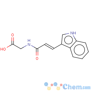 CAS No:3475-68-1 Glycine,N-[3-(1H-indol-3-yl)-1-oxo-2-propen-1-yl]-