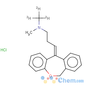 CAS No:347840-07-7 1-Propanamine,3-dibenz[b,e]oxepin-11(6H)-ylidene-N-methyl-N-(methyl-d3)-, hydrochloride (9CI)