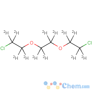 CAS No:347841-75-2 Ethane-1,1,2,2-d4,1,2-bis(2-chloroethoxy-1,1,2,2-d4)- (9CI)