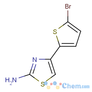 CAS No:34801-14-4 4-(5-bromothiophen-2-yl)-1,3-thiazol-2-amine