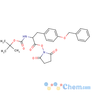 CAS No:34805-19-1 (2,5-dioxopyrrolidin-1-yl)<br />(2S)-2-[(2-methylpropan-2-yl)oxycarbonylamino]-3-(4-phenylmethoxyphenyl)<br />propanoate