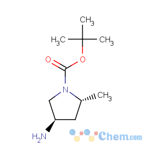 CAS No:348165-63-9 1-pyrrolidinecarboxylicacid,4-amino-2-methyl-,1,1-dimethylethylester,(2r,4r)-(9ci)