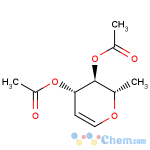CAS No:34819-86-8 L-arabino-Hex-1-enitol,1,5-anhydro-2,6-dideoxy-, 3,4-diacetate
