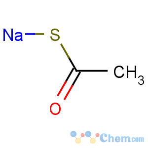 CAS No:34832-35-4 Ethanethioic acid,sodium salt (9CI)