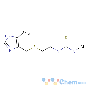 CAS No:34839-70-8 1-methyl-3-[2-[(5-methyl-1H-imidazol-4-yl)methylsulfanyl]ethyl]thiourea