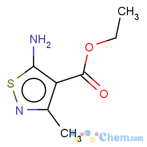 CAS No:34859-65-9 4-Isothiazolecarboxylicacid, 5-amino-3-methyl-, ethyl ester