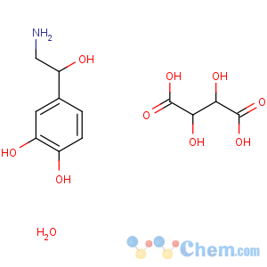 CAS No:34888-32-9 L-NoradrenalineL-bitartratemonohydrate