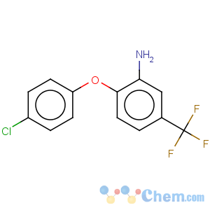 CAS No:349-20-2 Benzenamine,2-(4-chlorophenoxy)-5-(trifluoromethyl)-