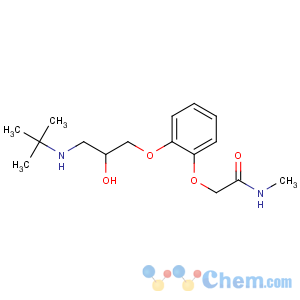 CAS No:34919-98-7 2-[2-[3-(tert-butylamino)-2-hydroxypropoxy]phenoxy]-N-methylacetamide