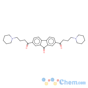 CAS No:34924-25-9 9H-Fluoren-9-one,2,7-bis[1-oxo-4-(1-piperidinyl)butyl]-