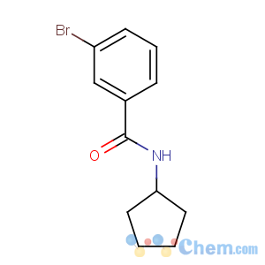 CAS No:349405-34-1 3-bromo-N-cyclopentylbenzamide