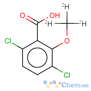 CAS No:349553-95-3 3,6-Dichloro-2-methoxy-D3-benzoic Acid