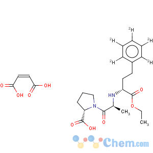 CAS No:349554-02-5 Enalapril-D5 Maleate (phenyl-D5)