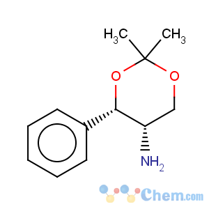 CAS No:35019-66-0 1,3-Dioxan-5-amine,2,2-dimethyl-4-phenyl-, (4S,5S)-