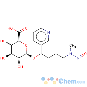 CAS No:350508-29-1 Pyridinium, 1-b-D-glucopyranuronosyl-3-[(1S)-1-hydroxy-4-(methylnitrosoamino)butyl]-,inner salt, stereoisomer (9CI)