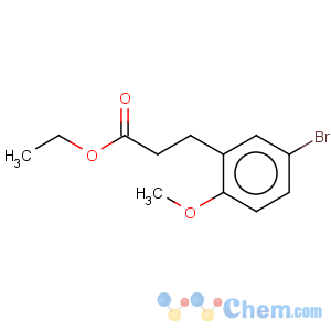 CAS No:350698-35-0 Benzenepropanoic acid,5-bromo-2-methoxy-, ethyl ester