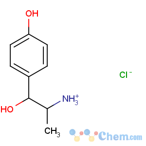 CAS No:35085-65-5 Benzenemethanol, a-[(1R)-1-aminoethyl]-4-hydroxy-,hydrochloride (1:1), (aS)-rel-