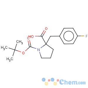 CAS No:351002-78-3 1,2-Pyrrolidinedicarboxylicacid, 2-[(4-fluorophenyl)methyl]-, 1-(1,1-dimethylethyl) ester