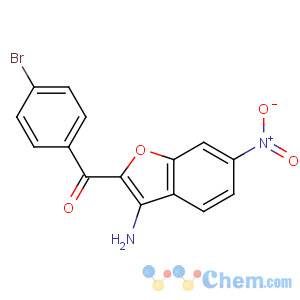 CAS No:351003-26-4 (3-amino-6-nitro-1-benzofuran-2-yl)-(4-bromophenyl)methanone
