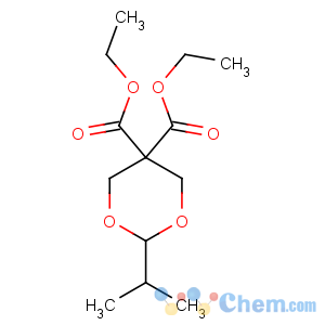 CAS No:35113-48-5 1,3-Dioxane-5,5-dicarboxylicacid, 2-(1-methylethyl)-, 5,5-diethyl ester
