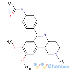 CAS No:35135-01-4 N-[4-[(4aS,10bR)-8,9-dimethoxy-2-methyl-3,4,4a,<br />10b-tetrahydro-1H-benzo[c][1,6]naphthyridin-6-yl]phenyl]acetamide
