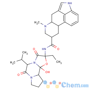 CAS No:35167-84-1 Ergotaman-3',6',18-trione,2'-ethyl-9,10-dihydro-12'-hydroxy-5'-(1-methylethyl)-, (5'a,10a)- (9CI)