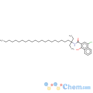CAS No:35185-58-1 2-Naphthalenecarboxamide,4-chloro-N-(1,1-diethyldocosyl)-1-hydroxy-