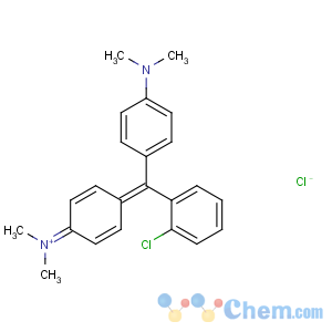 CAS No:3521-06-0 [4-[(2-chlorophenyl)-[4-(dimethylamino)phenyl]methylidene]cyclohexa-2,<br />5-dien-1-ylidene]-dimethylazanium