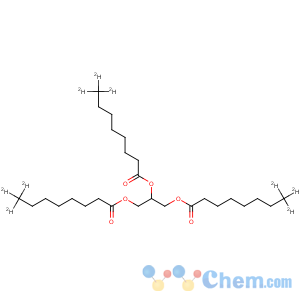 CAS No:352431-35-7 Octanoic-8,8,8-d3 acid,1,2,3-propanetriyl ester (9CI)