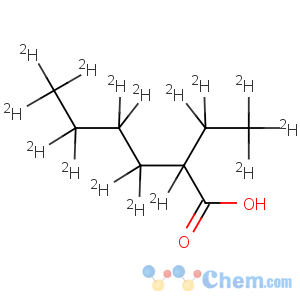CAS No:352431-38-0 Hexanoic-2,3,3,4,4,5,5,6,6,6-d10acid, 2-(ethyl-d5)- (9CI)