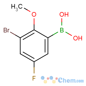CAS No:352525-85-0 (3-bromo-5-fluoro-2-methoxyphenyl)boronic acid