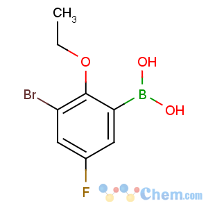 CAS No:352534-82-8 (3-bromo-2-ethoxy-5-fluorophenyl)boronic acid
