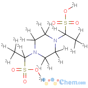 CAS No:352534-95-3 1,4-Piperazine-2,2,3,3,5,5,6,6-d8-diethane-a,a,b,b-d4-sulfonic acid-d (9CI)