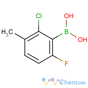 CAS No:352535-85-4 (2-chloro-6-fluoro-3-methylphenyl)boronic acid