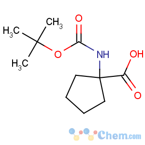 CAS No:35264-09-6 1-[(2-methylpropan-2-yl)oxycarbonylamino]cyclopentane-1-carboxylic acid