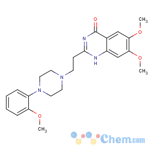 CAS No:35265-50-0 6,<br />7-dimethoxy-2-[2-[4-(2-methoxyphenyl)piperazin-1-yl]ethyl]-1H-<br />quinazolin-4-one