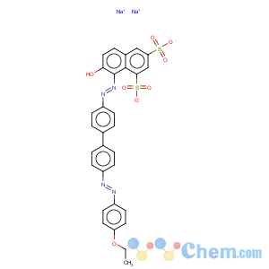 CAS No:3530-19-6 1,3-Naphthalenedisulfonicacid,8-[2-[4'-[2-(4-ethoxyphenyl)diazenyl][1,1'-biphenyl]-4-yl]diazenyl]-7-hydroxy-,sodium salt (1:2)