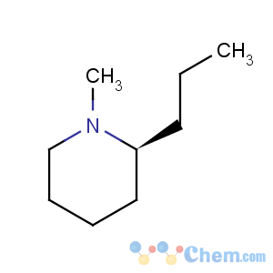 CAS No:35305-13-6 Piperidine,1-methyl-2-propyl-, (2S)-