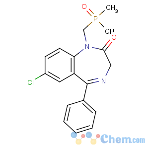 CAS No:35322-07-7 7-chloro-1-(dimethylphosphorylmethyl)-5-phenyl-3H-1,<br />4-benzodiazepin-2-one