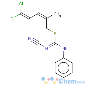 CAS No:353254-67-8 1-Cyano-2-(5,5-dichloro-2-methylpenta-2,4-dienyl)-3-phenylisothiourea