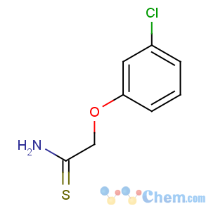 CAS No:35370-95-7 2-(3-chlorophenoxy)ethanethioamide