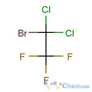 CAS No:354-50-7 Ethane,1-bromo-1,1-dichloro-2,2,2-trifluoro-