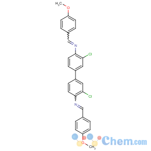 CAS No:3540-78-1 N-[2-chloro-4-[3-chloro-4-[(4-methoxyphenyl)methylideneamino]phenyl]<br />phenyl]-1-(4-methoxyphenyl)methanimine